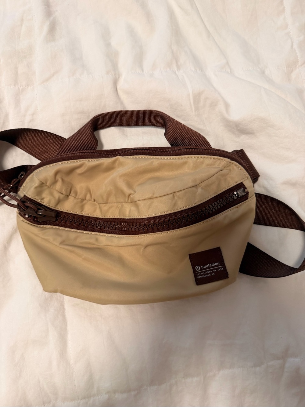 Used lululemon athletica Beige and Brown Waist Pack